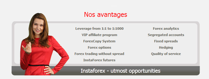 avantages instaforex