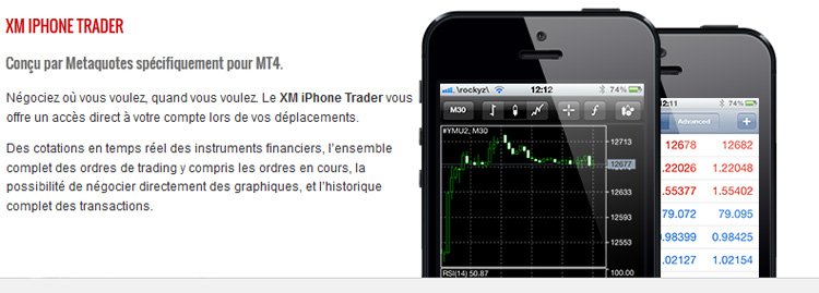 XM trader mobile broker